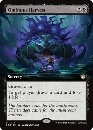 Ominous Harvest (Extended Art) (077) - Commander: Secrets of Strixhaven