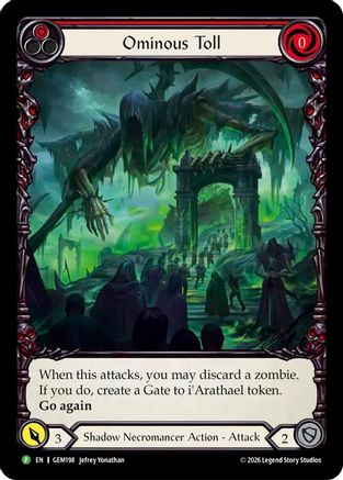 Ominous Toll (Extended Art) (GEM198) - GEM Pack
