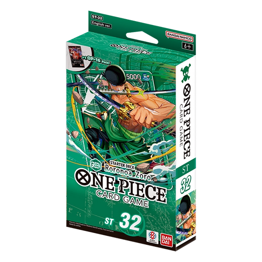One Piece CG: Starter Deck - GREEN Roronoa Zoro [ST-32]