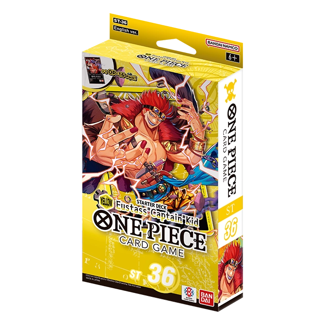 One Piece CG: Starter Deck - YELLOW Eustass"Captain"Kid [ST-36]