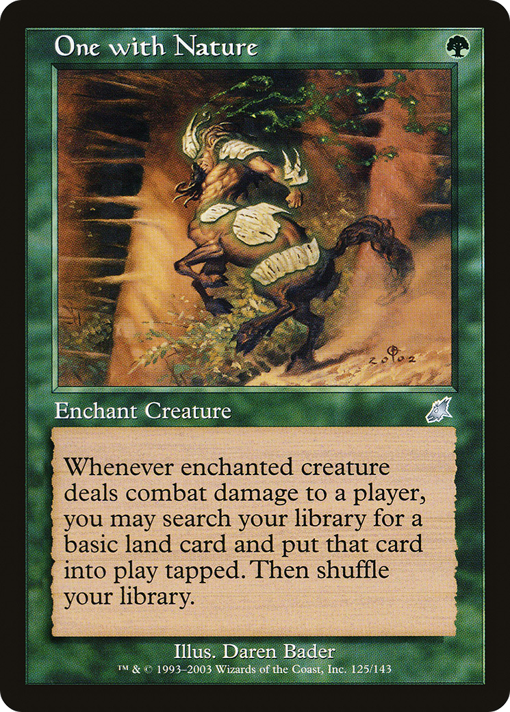 One with Nature (125) Foil - Scourge