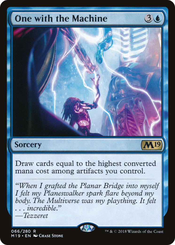 One with the Machine (066) - Core Set 2019 Foil
