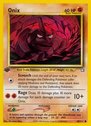 Onix (69) (1st Edition) - Neo Genesis