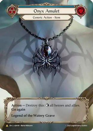 Onyx Amulet (Marvel) (SEA191) Cold Foil - High Seas