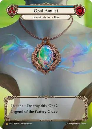 Opal Amulet (Marvel) (SEA192) Cold Foil - High Seas