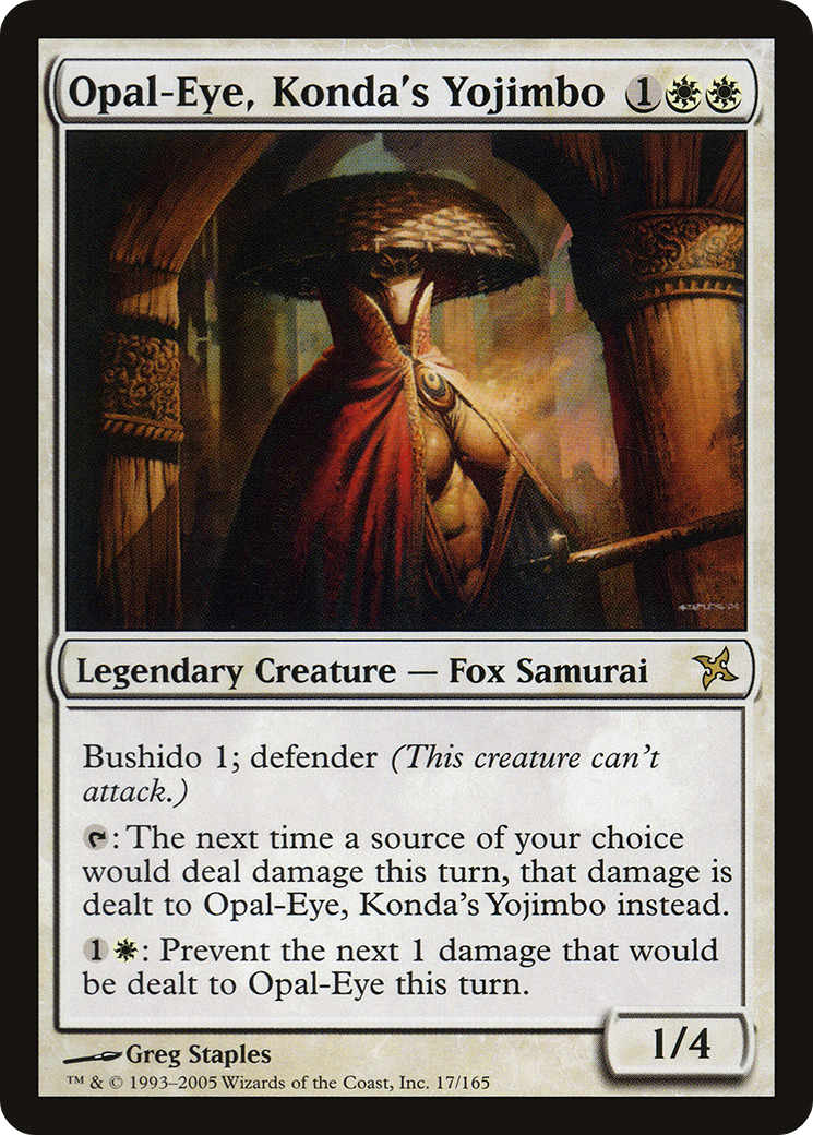 Opal-Eye, Konda's Yojimbo (017) - Betrayers of Kamigawa