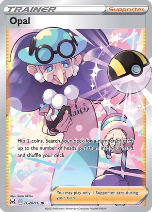 Opal (Full Art) (TG28) Holofoil - Lost Origin