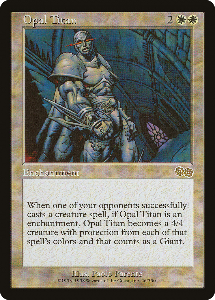Opal Titan (026) - Urza's Saga