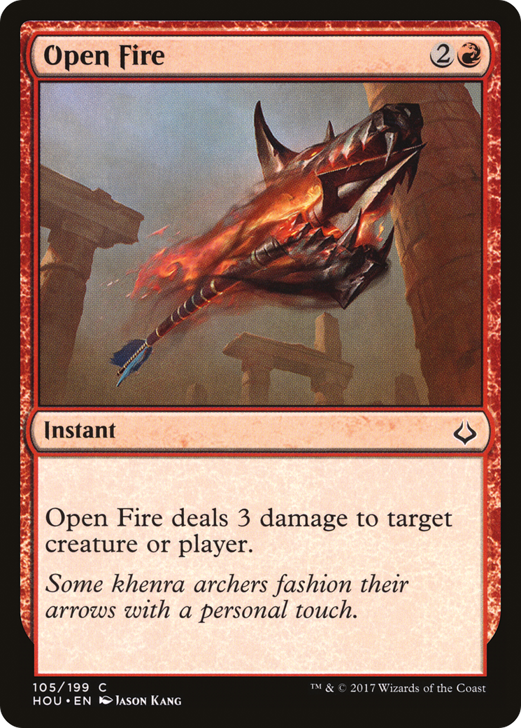 Open Fire (105) - Hour of Devastation Foil