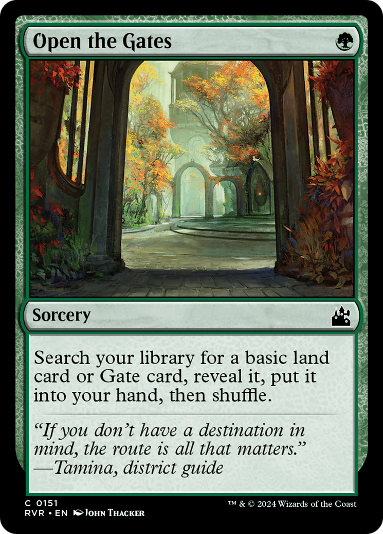 Open the Gates (151) - Ravnica Remastered