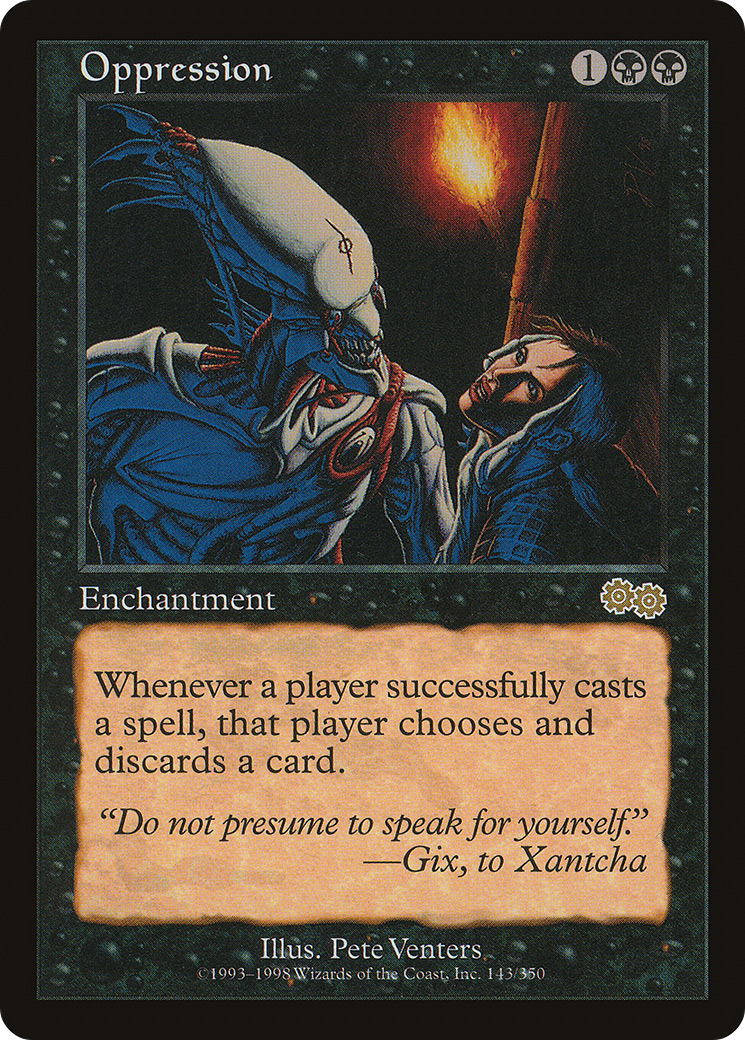 Oppression (143) - Urza's Saga