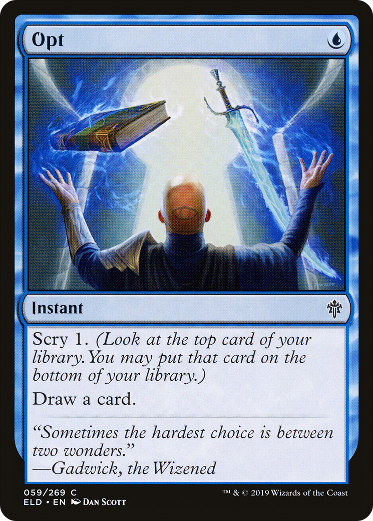 Opt (059) - Throne of Eldraine Foil