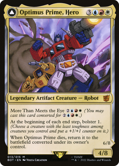 Optimus Prime, Hero // Optimus Prime, Autobot Leader (013) Foil - Transformers