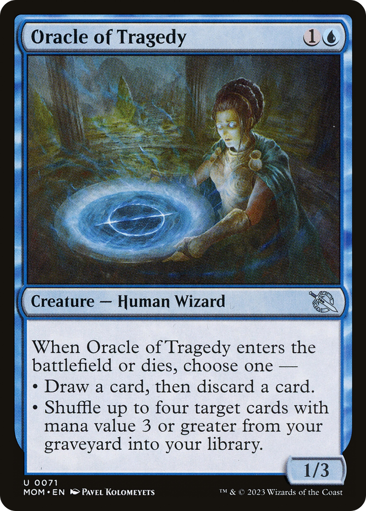 Oracle of Tragedy (071) - March of the Machine Foil