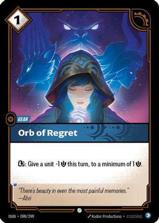 Orb of Regret (090) Foil - Origins