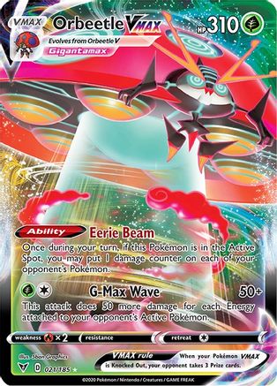 Orbeetle VMAX (21) Holofoil - Vivid Voltage