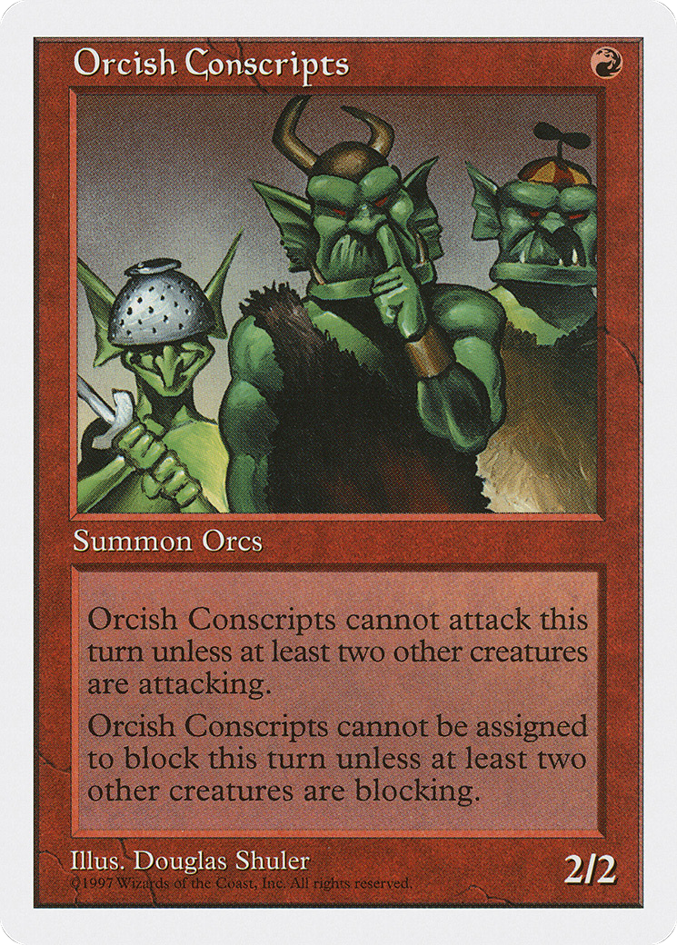 Orcish Conscripts - Fifth Edition