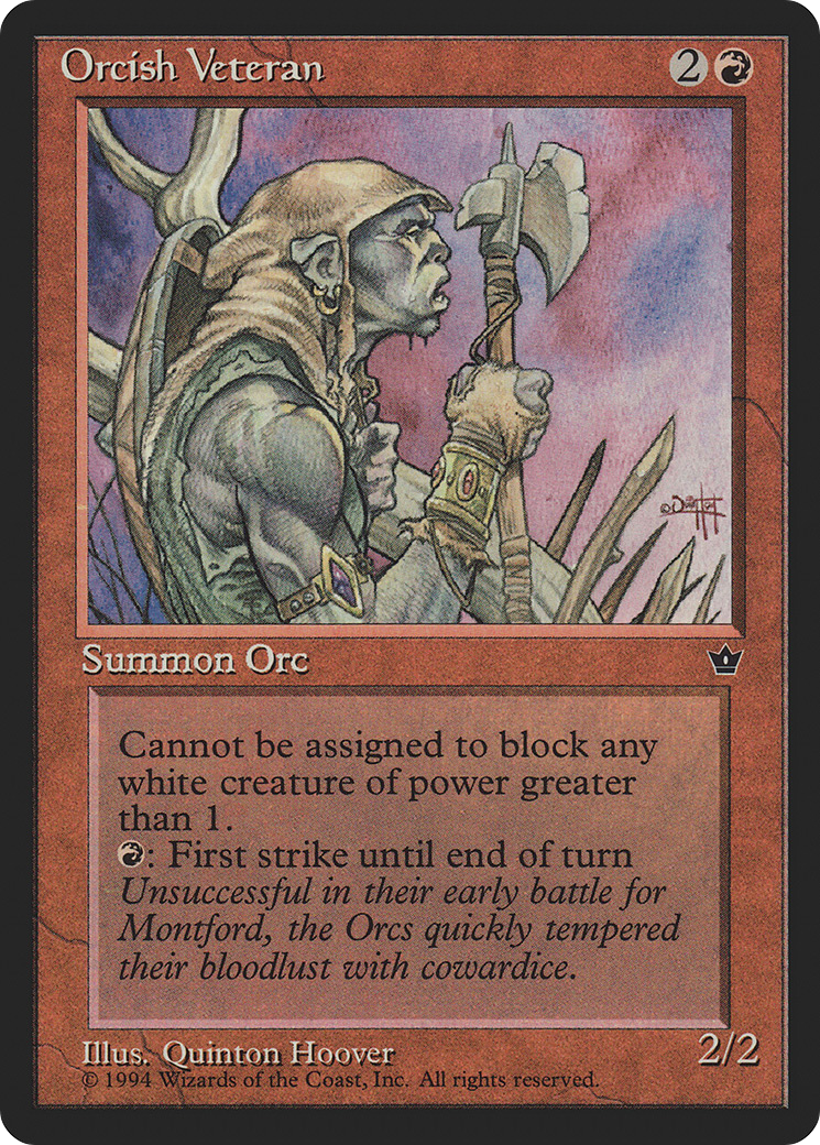 Orcish Veteran (c) - Fallen Empires