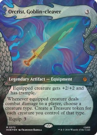 Orcrist, Goblin-cleaver (Showcase) (272) Surge Foil - The Hobbit