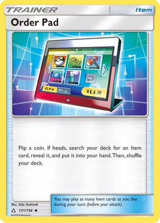 Order Pad (131) Reverse Holofoil - Ultra Prism