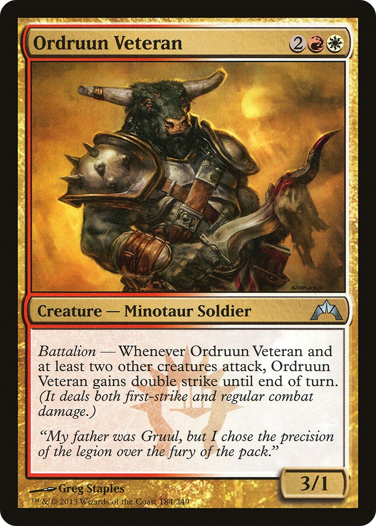 Ordruun Veteran (184) Foil - Gatecrash