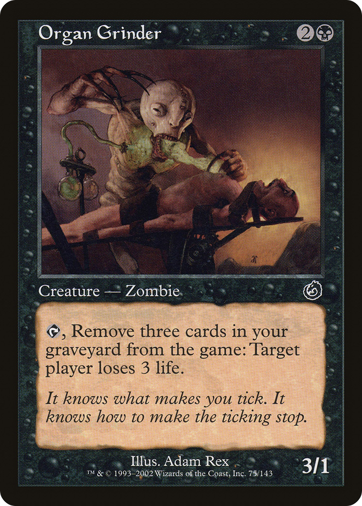 Organ Grinder (075) Foil - Torment