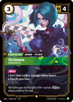 Orianna, Exquisite (Alternate Art) (042a) Foil - Radiance