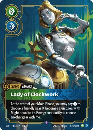 Orianna, Lady of Clockwork (145) Foil - Radiance