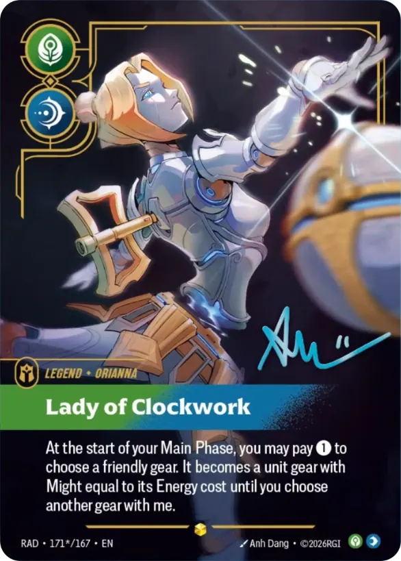 Orianna, Lady of Clockwork (Signature) (171) Foil - Radiance