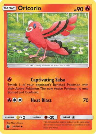Oricorio (30) Reverse Holofoil - Celestial Storm