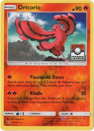 Oricorio (Pokemon League) (14) Reverse Holofoil - Guardians Rising