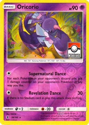 Oricorio (Pokemon League) (56) Reverse Holofoil - League & Championship Cards