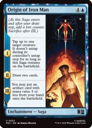 Origin of Iron Man (633) Foil - Commander: Marvel Super Heroes
