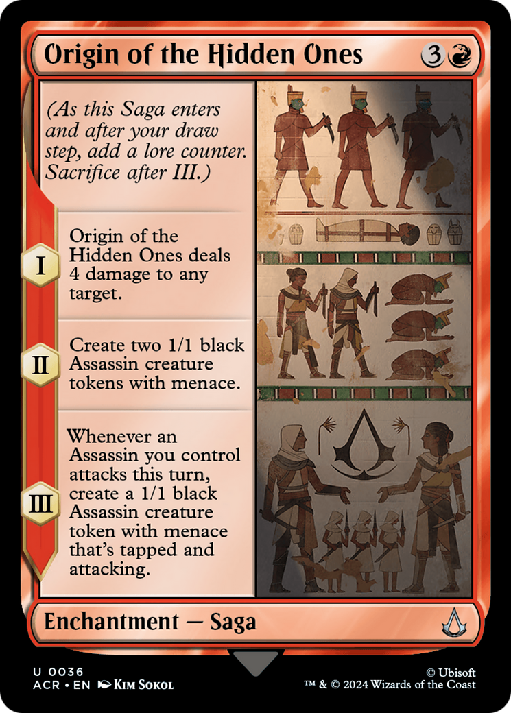 Origin of the Hidden Ones (036) Foil - Assassin's Creed