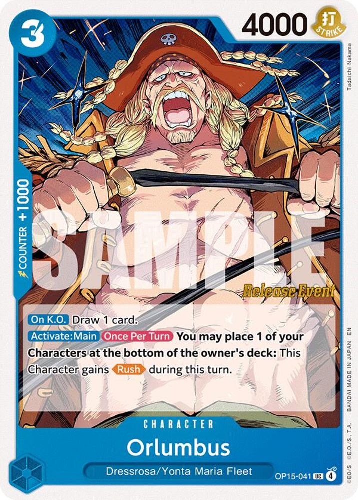 Orlumbus (OP15-041) Release Event Cards