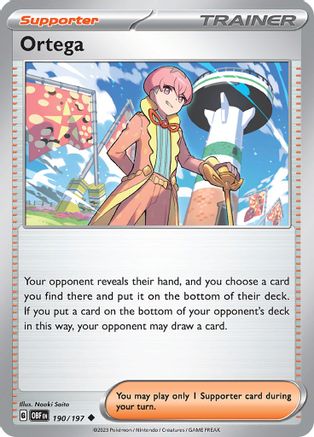Ortega (190) Reverse Holofoil - Obsidian Flames