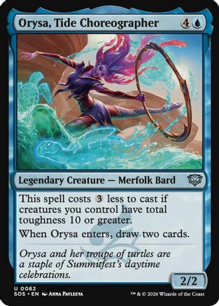 Orysa, Tide Choreographer (062) Foil - Secrets of Strixhaven