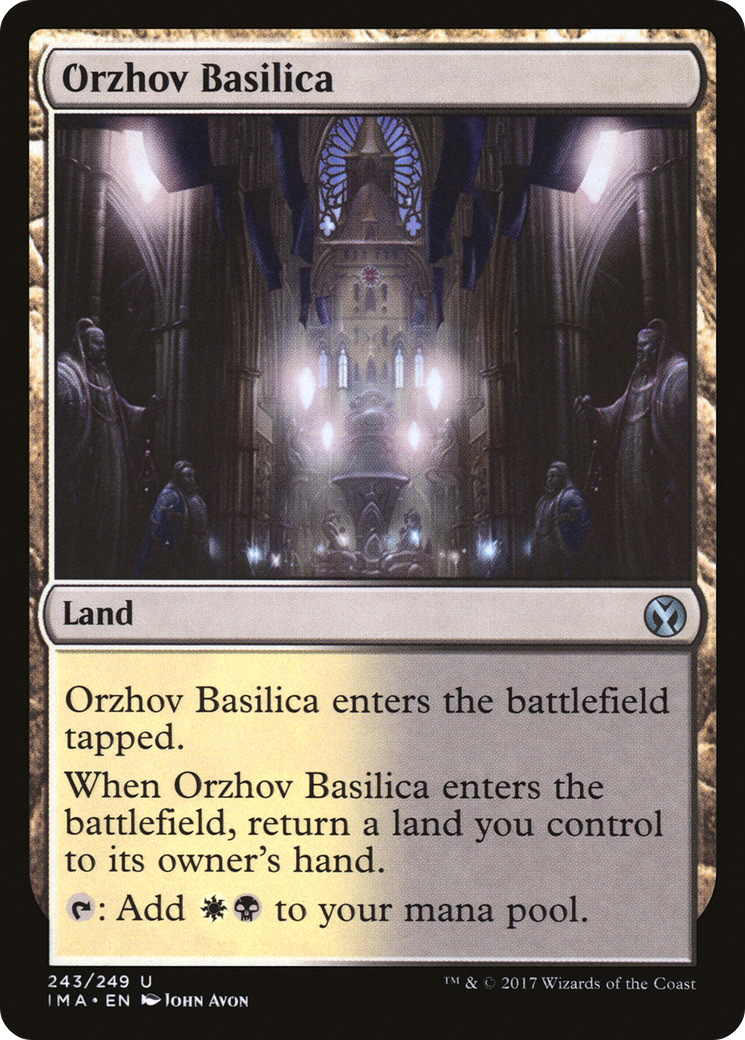 Orzhov Basilica (243) Foil - Iconic Masters