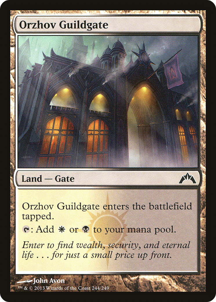 Orzhov Guildgate (244) Foil - Gatecrash