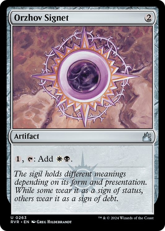 Orzhov Signet (263) - Ravnica Remastered