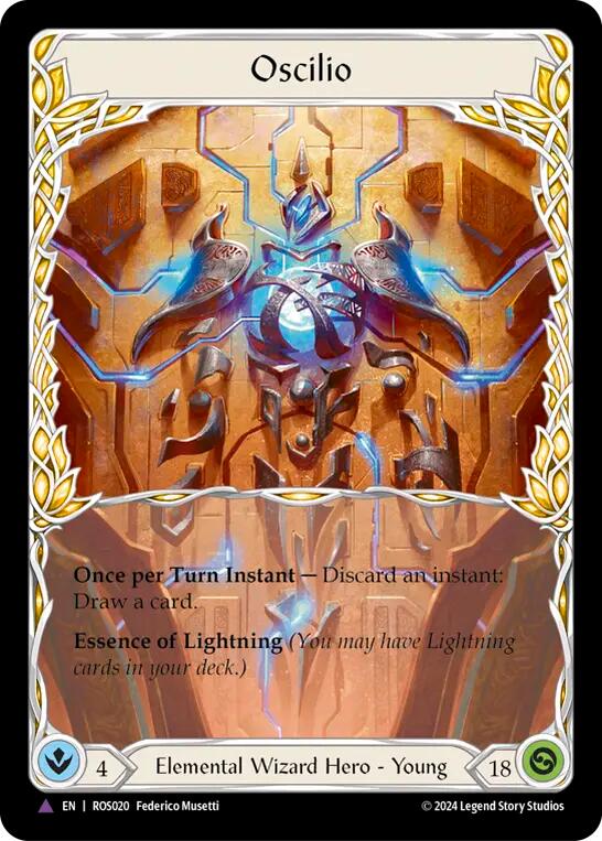 Oscilio (Marvel) (ROS020) Cold Foil - Rosetta