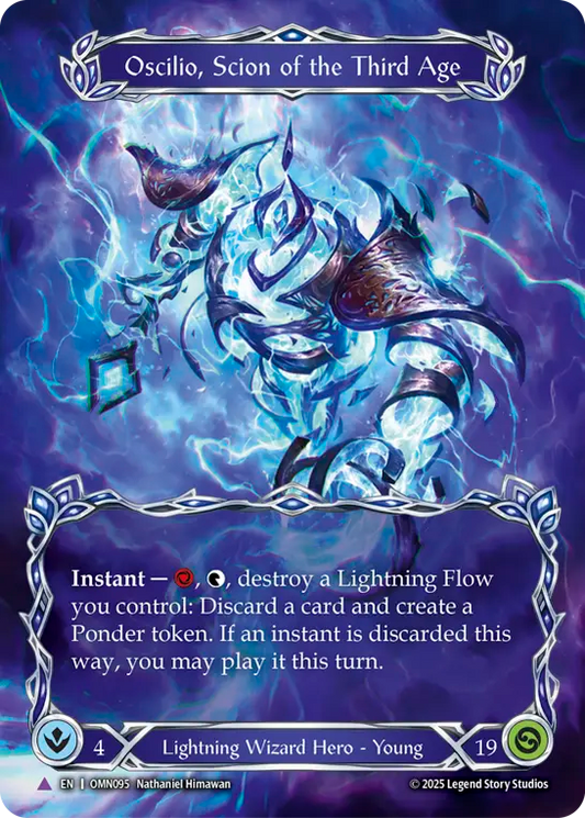 Oscilio, Scion of the Third Age (Marvel) (OMN095) Cold Foil - Omens of the Third Age