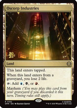 Oscorp Industries (182) Foil - Prerelease Cards