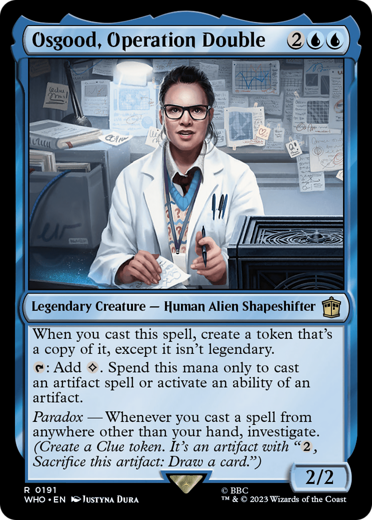 Osgood, Operation Double (191) Foil - Doctor Who