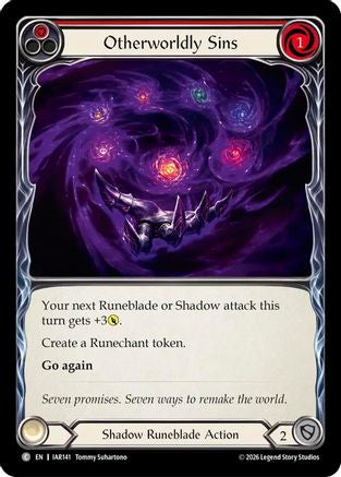Otherworldly Sins (Red) (IAR141) Rainbow Foil - Usurp the Shadow Throne