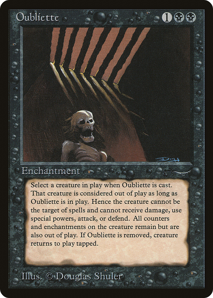 Oubliette (Light Mana Cost) - Arabian Nights