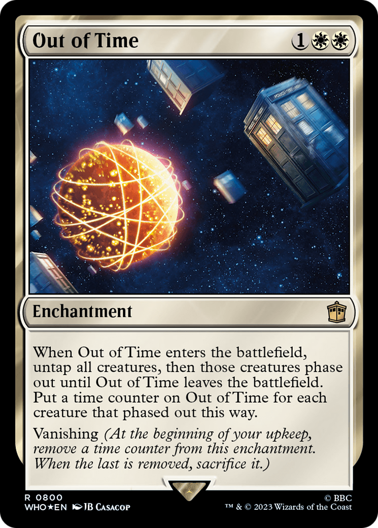 Out of Time (800) Surge Foil - Doctor Who