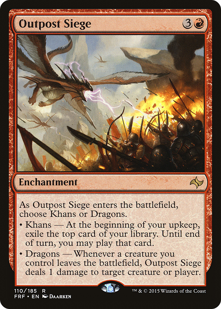 Outpost Siege (110) Foil - Fate Reforged