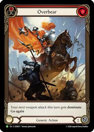 Overbear (Micro Text) (GEM217) - GEM Pack
