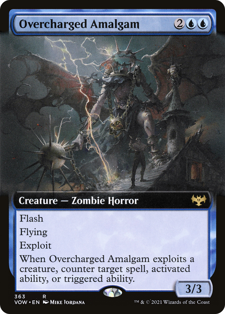 Overcharged Amalgam (Extended Art) (363) - Innistrad: Crimson Vow Foil